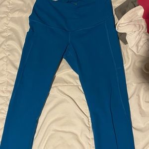 Blue leggings